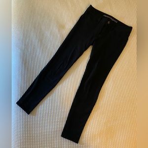American Eagle Stretchy Black Jeggings
